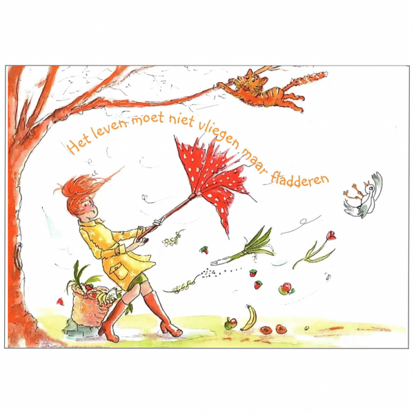 Niet vliegen maar fladderen