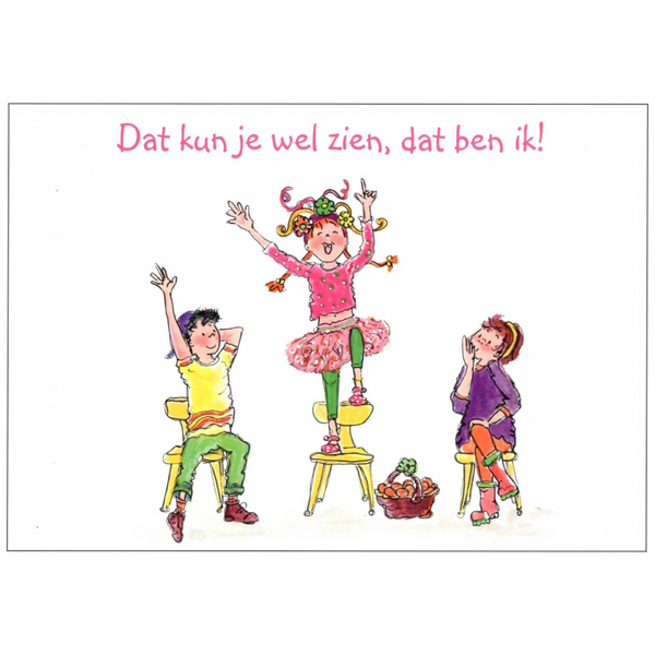 Dat kun je wel zien dat ben IK